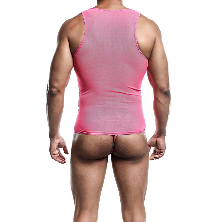 PERIZOMA MESH TRASPARENTE, APERTURA FRONTALE, COMFORT ELASTICIZZATO