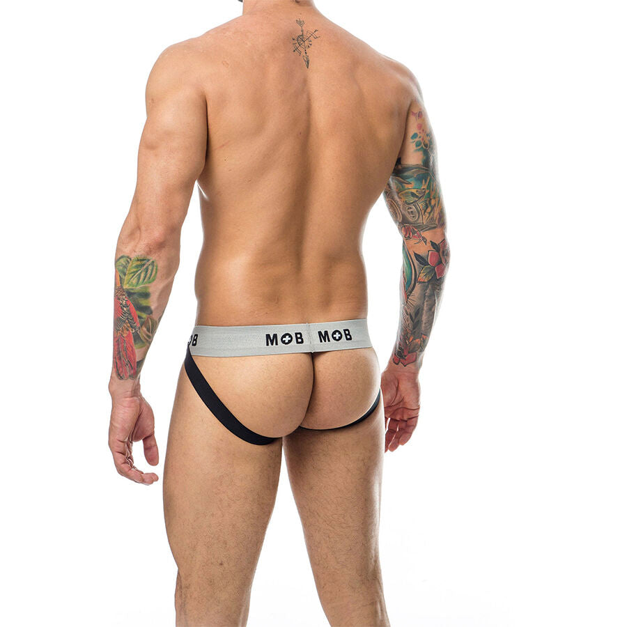 JOCKSTRAP UOMO A RIGHE, COTONE PREMIUM, SUPPORTO ERGONOMICO