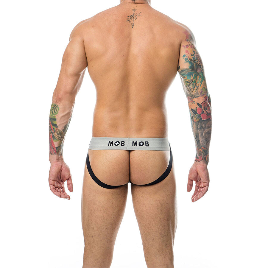 JOCKSTRAP UOMO A RIGHE, COTONE PREMIUM, SUPPORTO ERGONOMICO