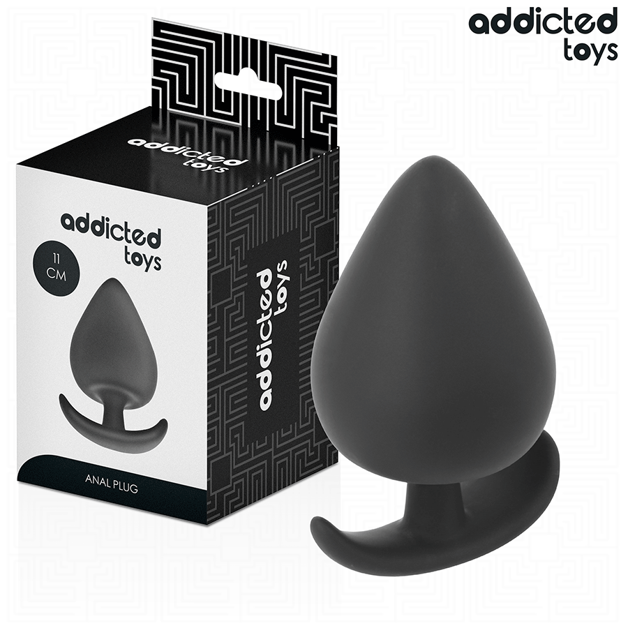 PLUG ANALE 11 CM, SILICONE MEDICALE, DESIGN ERGONOMICO