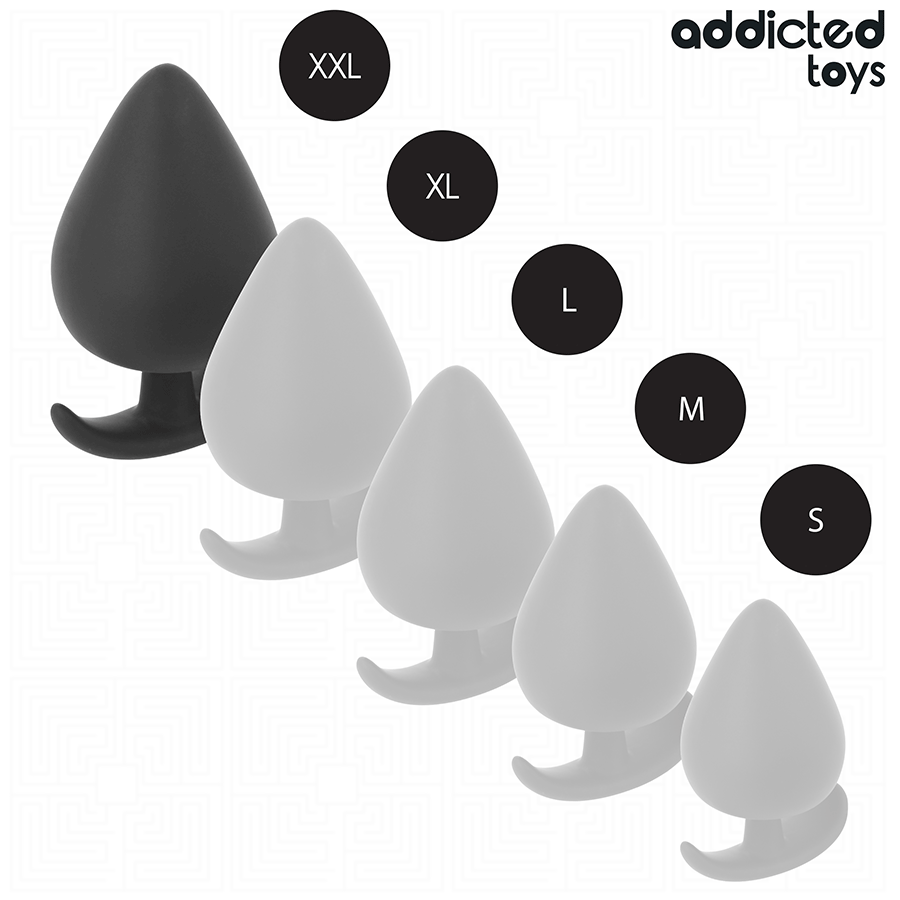 PLUG ANALE 11 CM, SILICONE MEDICALE, DESIGN ERGONOMICO