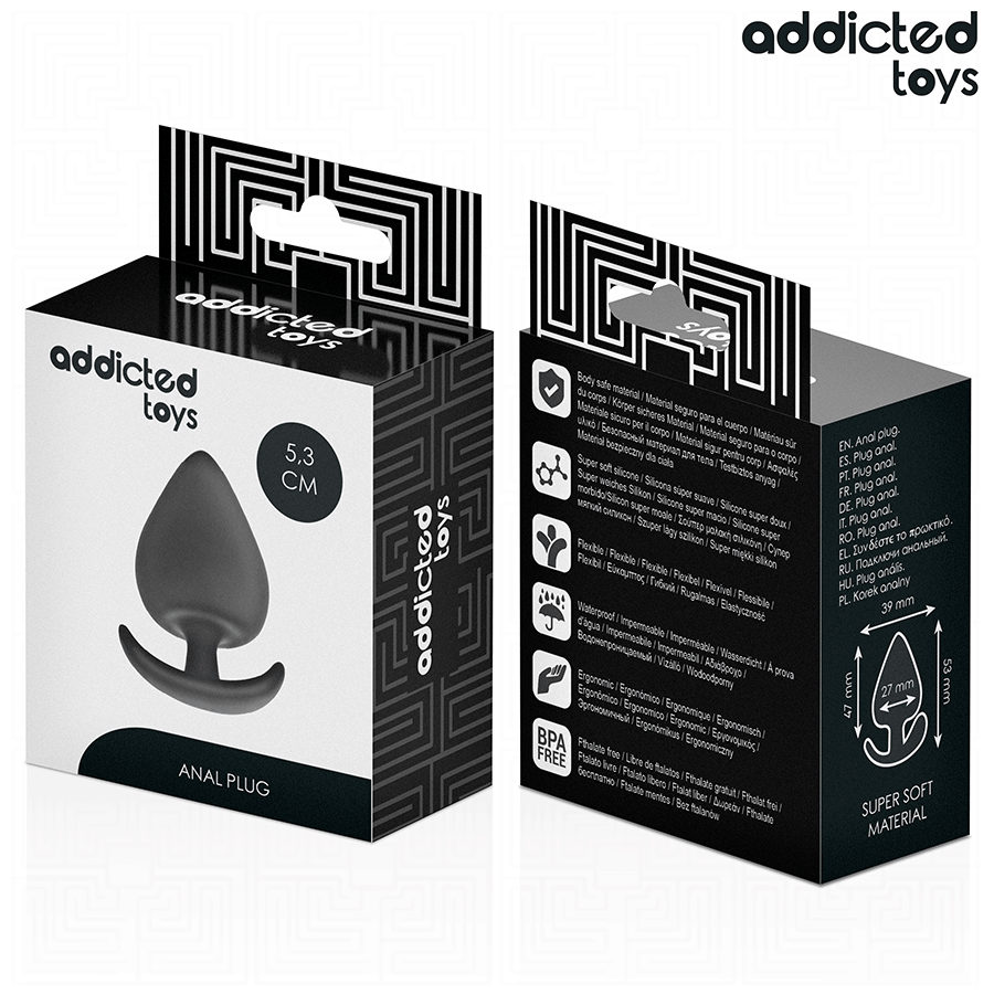 PLUG ANALE 5 CM, SILICONE MEDICALE, IDEALE PER PRINCIPIANTI