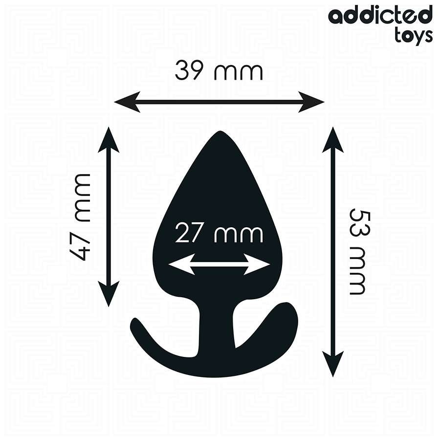 PLUG ANALE 5 CM, SILICONE MEDICALE, IDEALE PER PRINCIPIANTI