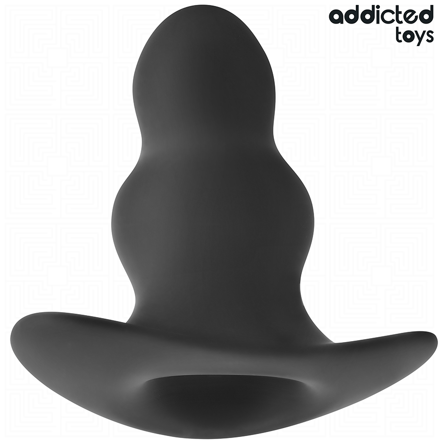 PLUG ANALE CAVO 7 CM, SILICONE MEDICALE, BASE ERGONOMICA