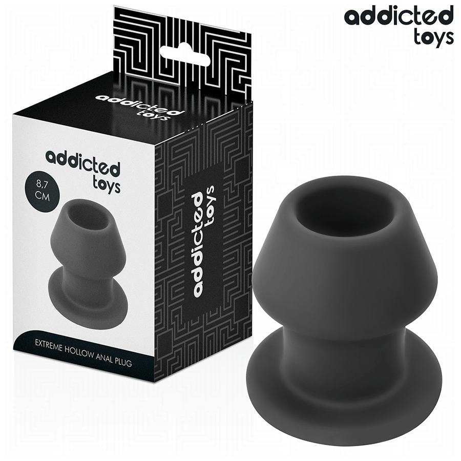 PLUG ANALE CAVO 8,5 CM, SILICONE MEDICO MORBIDO, BASE ERGONOMICA