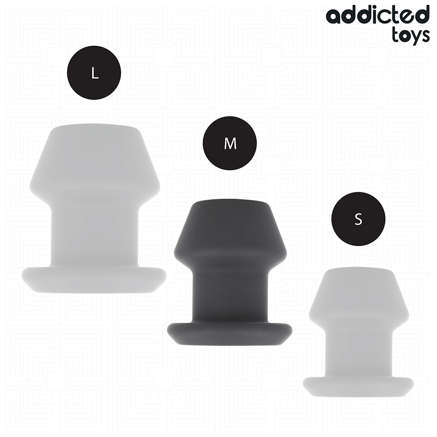 PLUG ANALE CAVO 8,5 CM, SILICONE MEDICO MORBIDO, BASE ERGONOMICA