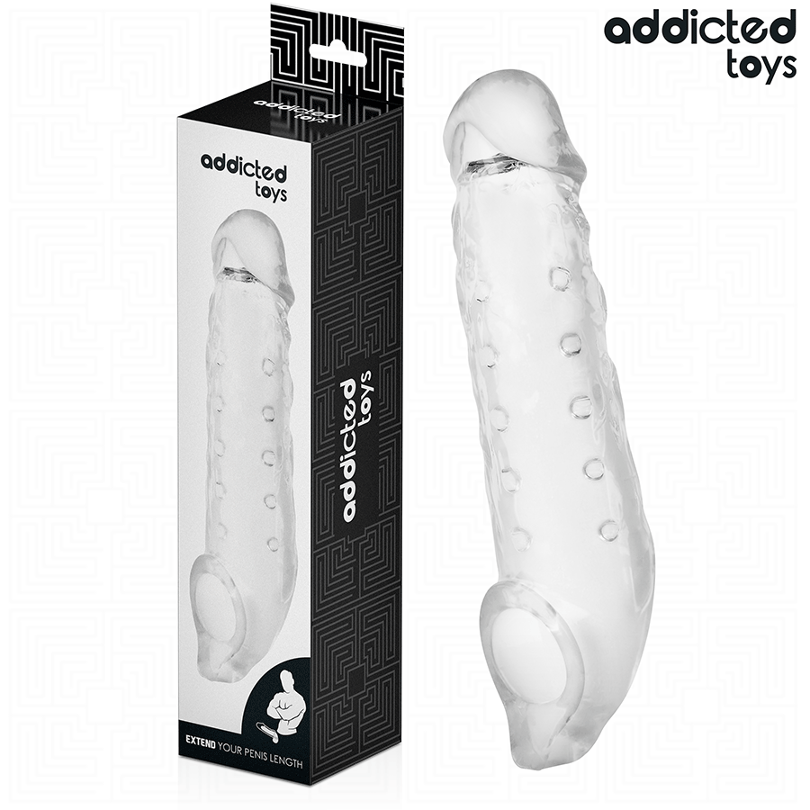PROLUNGA PENE TRASPARENTE, DESIGN ERGONOMICO, LUNGHEZZA 23 CM