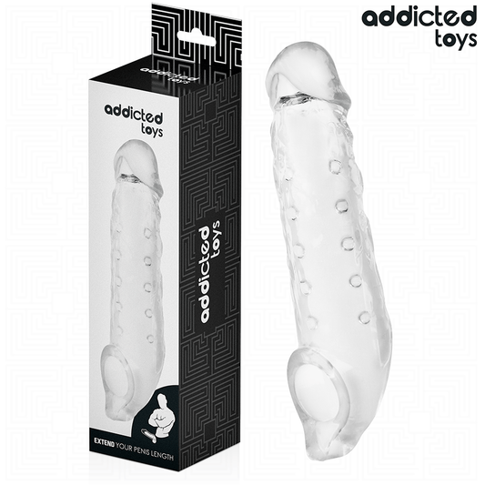 ADDICTED TOYS - PROLUNGA PENE TRASPARENTE  M 27 CM