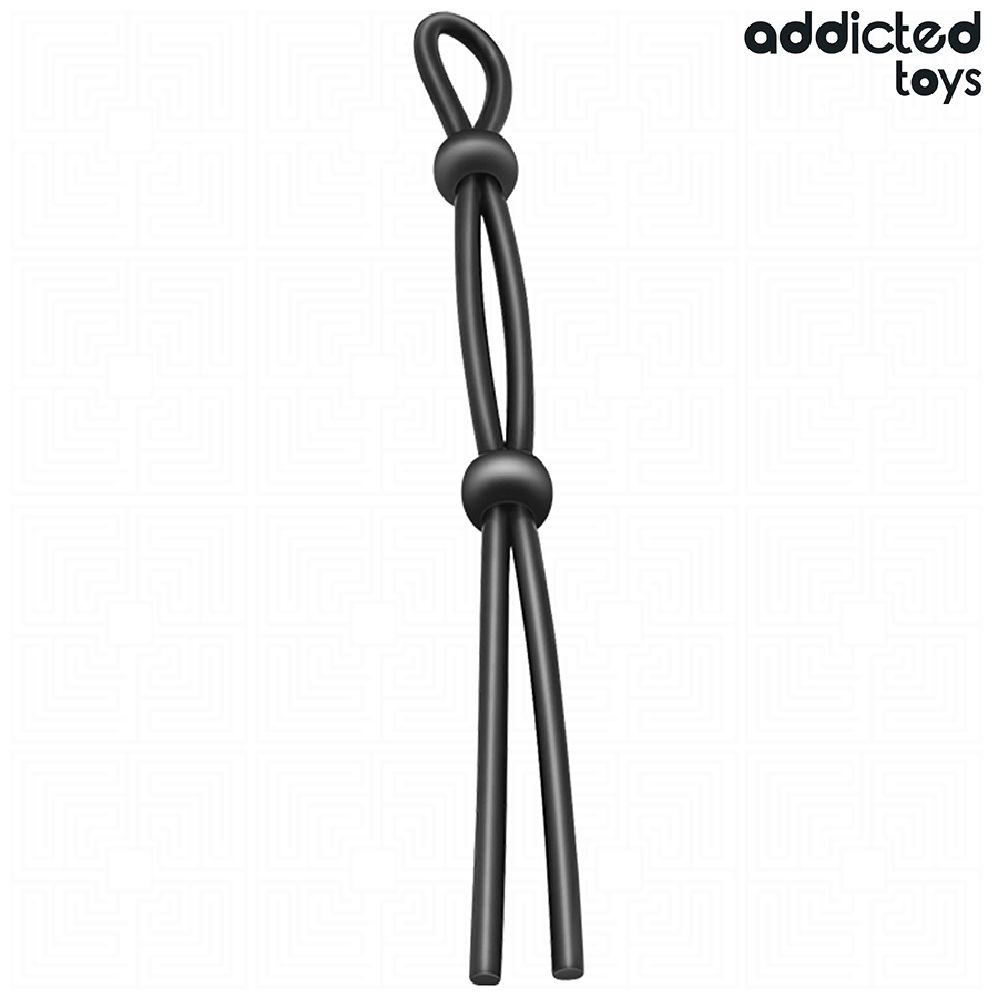 ADDICTED TOYS - ANELLO PENE A LACCIO IN SILICONE A DOPPIO ANELLO