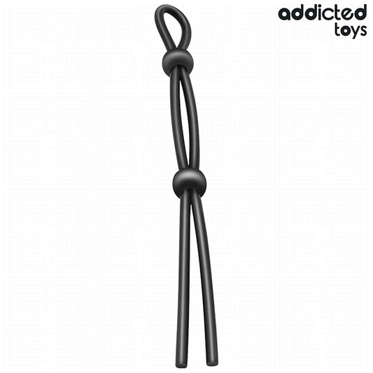 ADDICTED TOYS - ANELLO PENE A LACCIO IN SILICONE A DOPPIO ANELLO