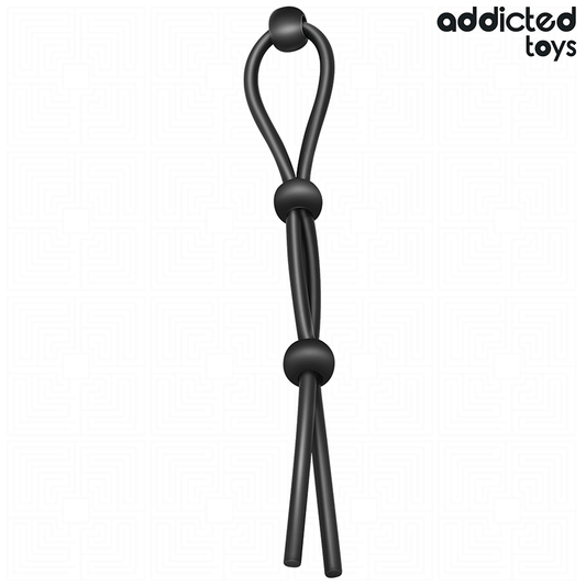 ADDICTED TOYS - ANELLO PENE A LACCIO IN SILICONE A TRIPLO ANELLO