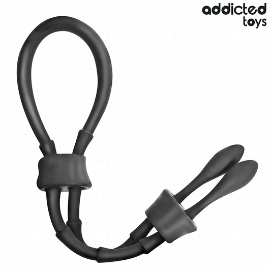 ADDICTED TOYS - ANELLO PENE A LACCIO IN SILICONE REGOLABILE