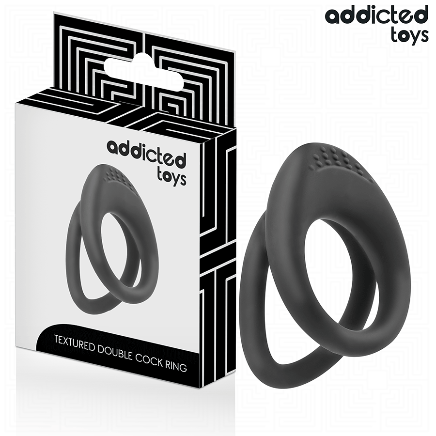 ADDICTED TOYS - ANELLO PENE A DOPPIA TEXTURE