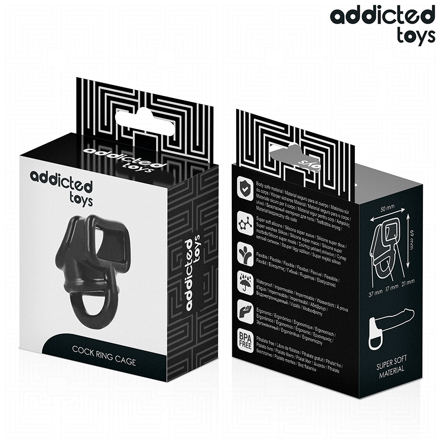 ADDICTED TOYS - ANELLO CON GABBIA PER PENE