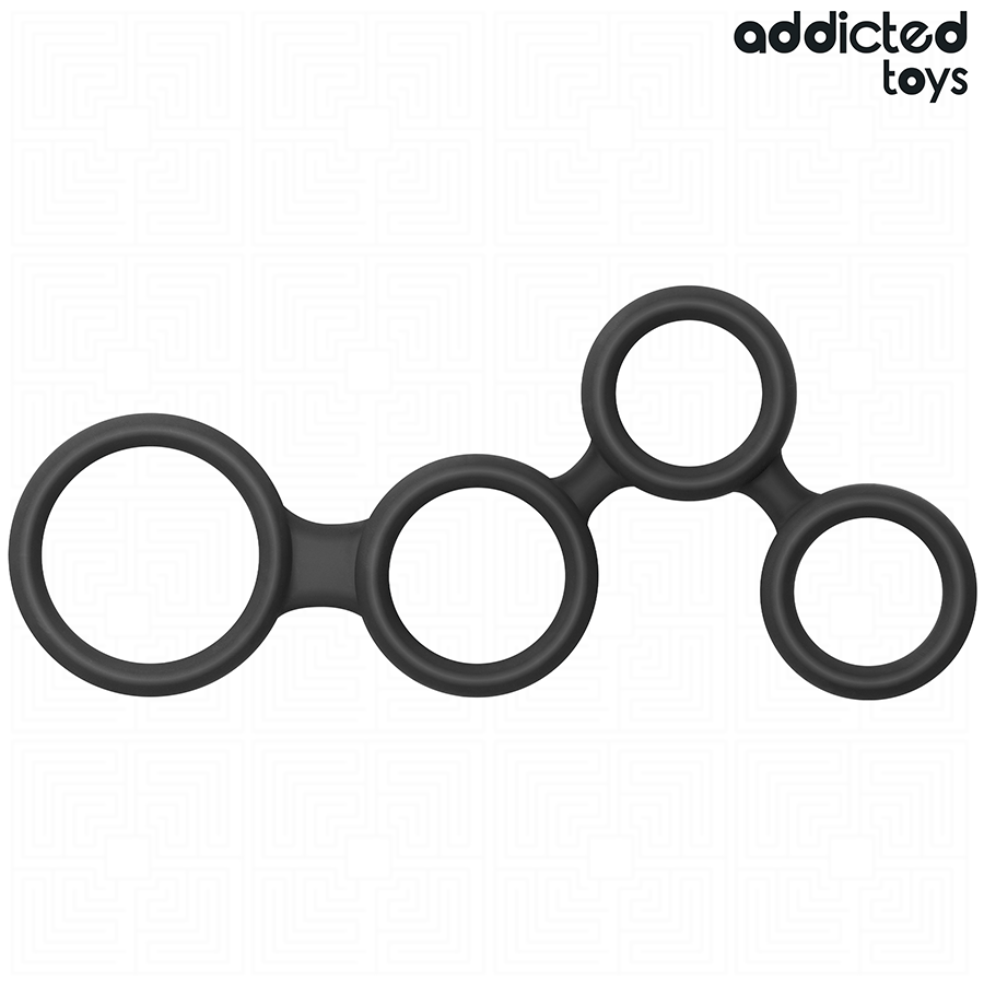 ADDICTED TOYS - ANELLO PENE CON DIVISORI PER TESTICOLI
