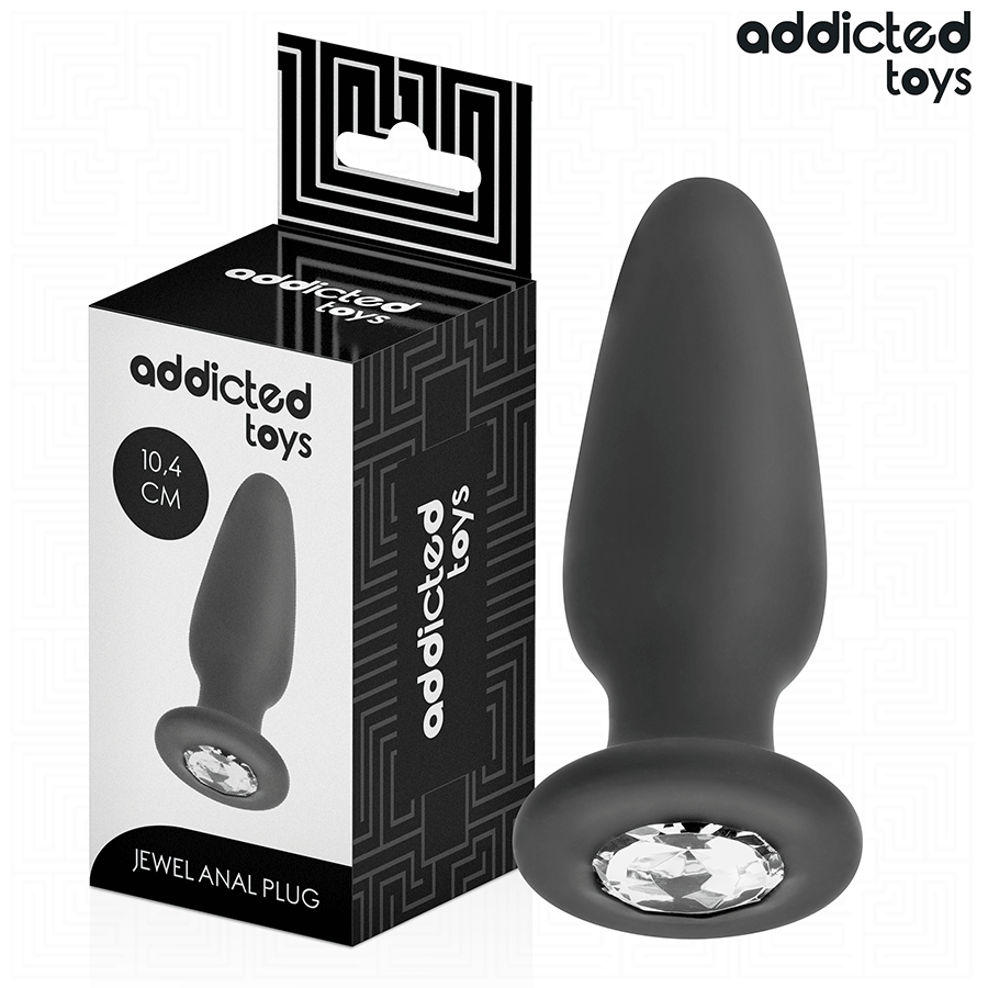 PLUG ANALE CON GIOIELLO, STIMOLAZIONE INTENSA, SILICONE MEDICALE