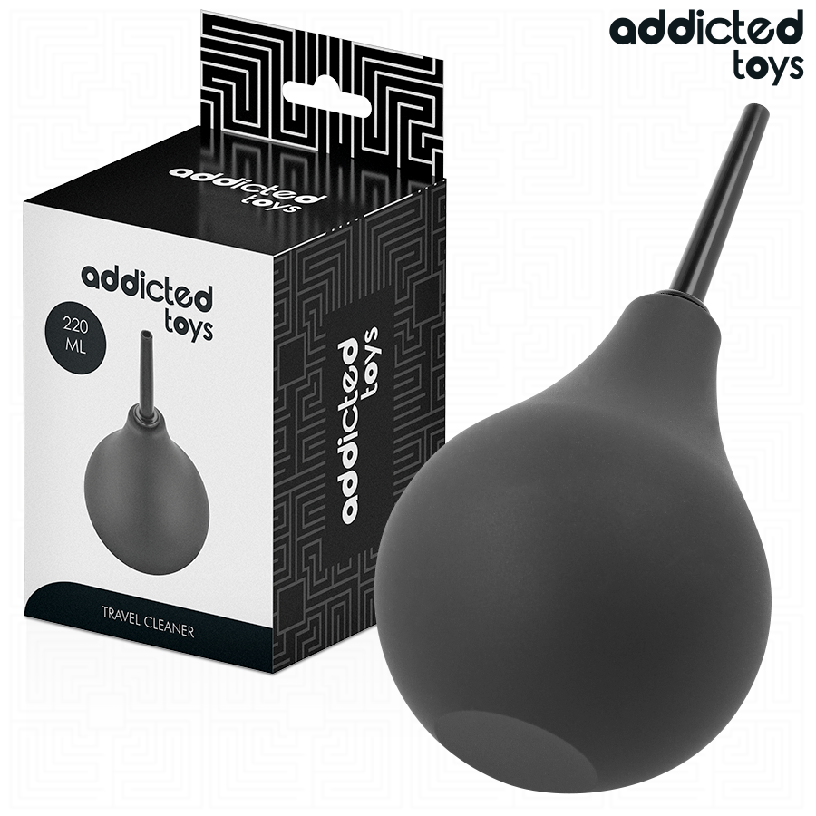 DOCCIA ANALE DA VIAGGIO LARGE, CAPACITÀ 220 ML, DESIGN ERGONOMICO E COMPATTO