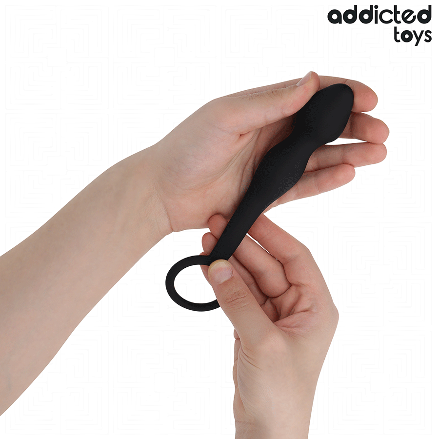 PLUG ANALE CON ANELLO PENE MODELLO 2, SILICONE MEDICALE, STIMOLAZIONE INTENSA