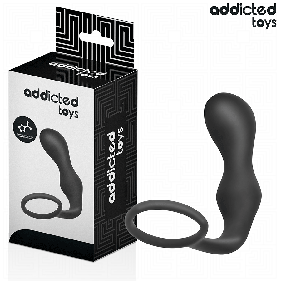 PLUG ANALE CON ANELLO PENE MODELLO 3, STIMOLAZIONE INTENSA, SILICONE MEDICALE