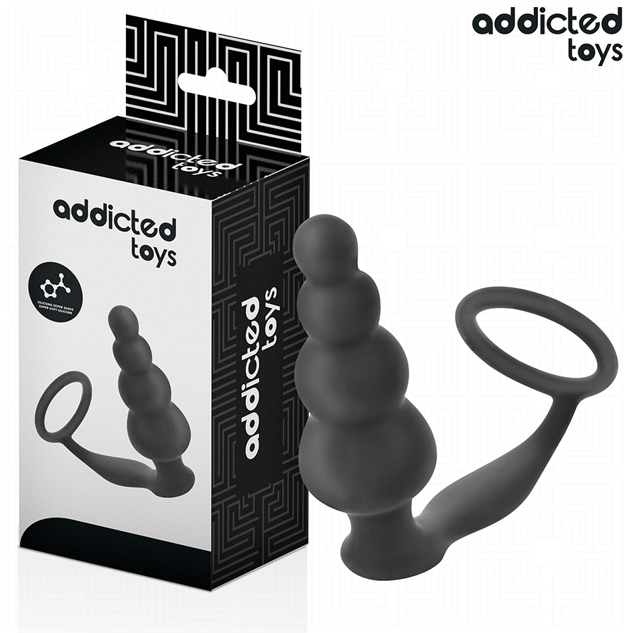 PLUG ANALE CON ANELLO PENE "MODELLO 5" - ADDICTED TOYS