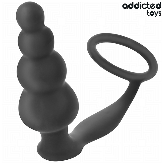 PLUG ANALE CON ANELLO PENE "MODELLO 5" - ADDICTED TOYS