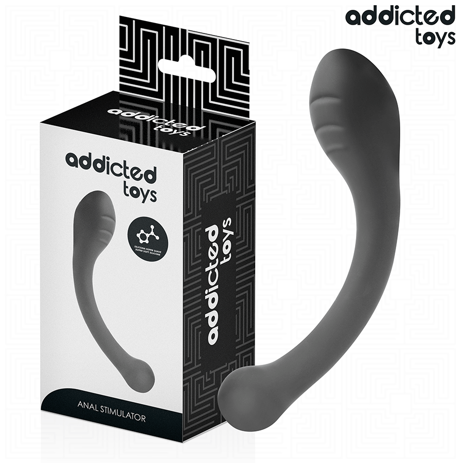 STIMOLATORE PROSTATA FLESSIBILE, ERGONOMICO, SILICONE MEDICO
