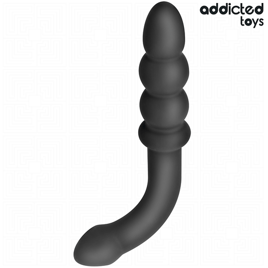 STIMOLATORE PROSTATA DOPPIA ESTREMITÀ, SILICONE MEDICO, STIMOLAZIONE PROGRESSIVA