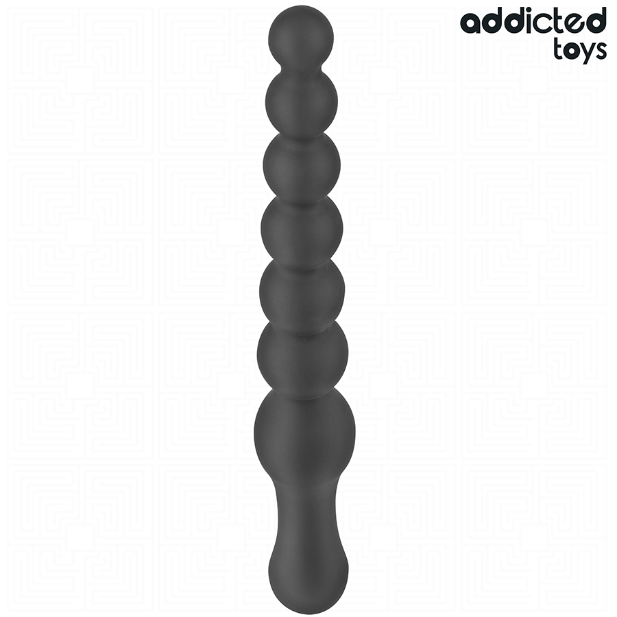 PLUG ANALE BEADED FLESSIBILE, STIMOLAZIONE PROGRESSIVA, SILICONE MEDICO
