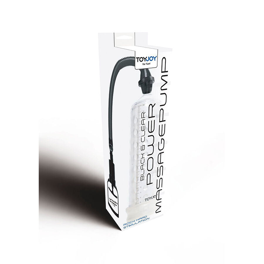 TOYJOY - POMPA PENE POWER MASSAGGE CON MANICOTTO TRASPARENTE