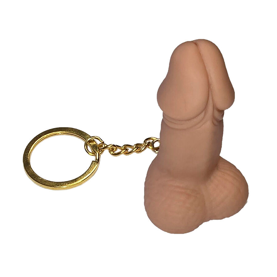 PORTACHIAVI FISCHIETTO PENE, ANTISTRESS, GOMMA MORBIDA