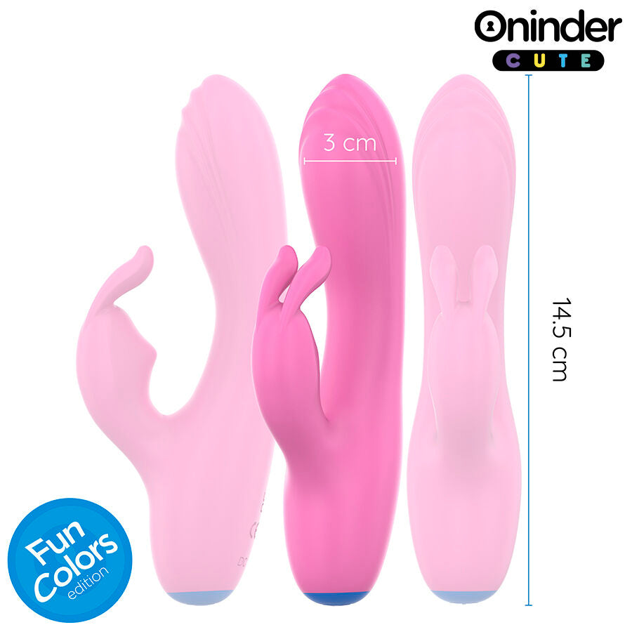 ONINDER CUTE - LOVE BUNNY VIBRATORE PUNTO G E CLITORIDE APP GRATUITA ROSA