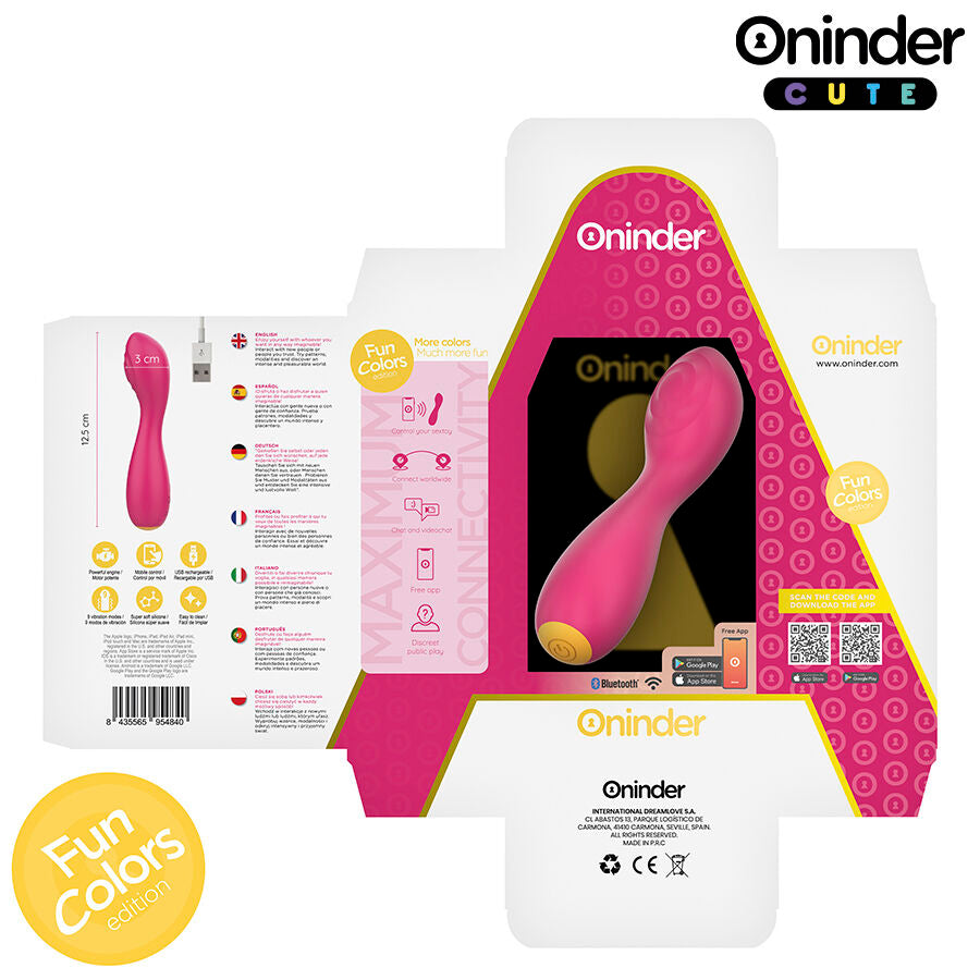 ONINDER CUTE - LOVE BUDDY VIBRATORE PUNTO G FUNZIONE TAPPING CON APP GRATUITA
