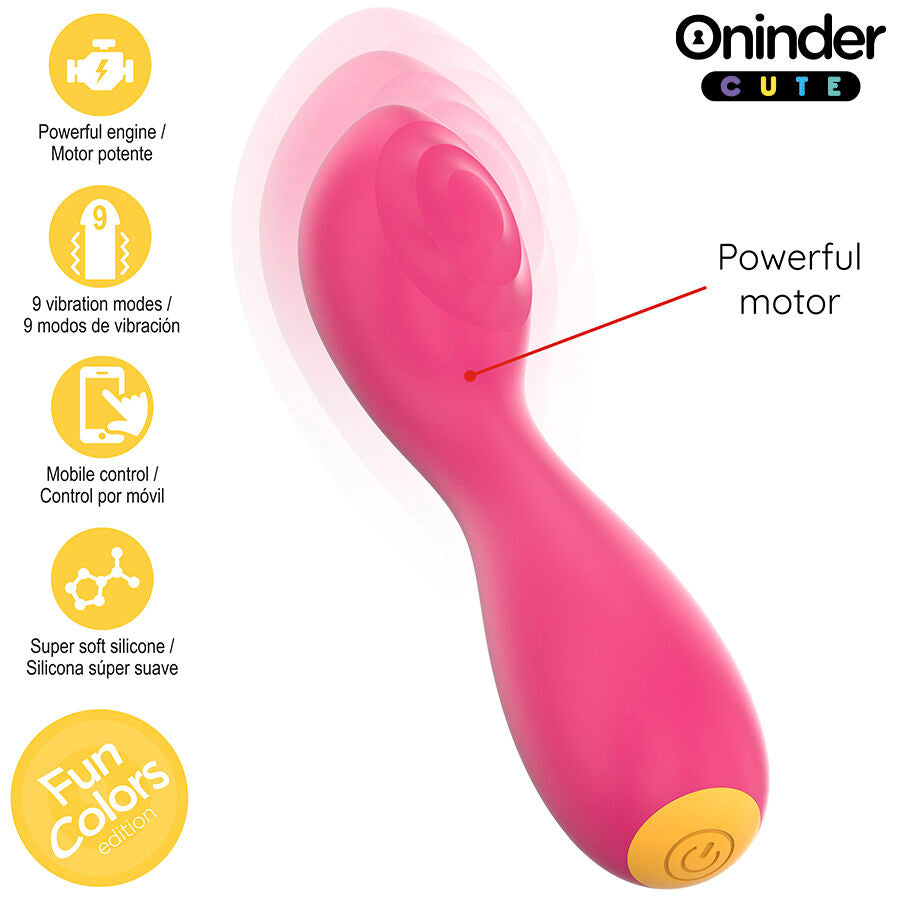 ONINDER CUTE - LOVE BUDDY VIBRATORE PUNTO G FUNZIONE TAPPING CON APP GRATUITA