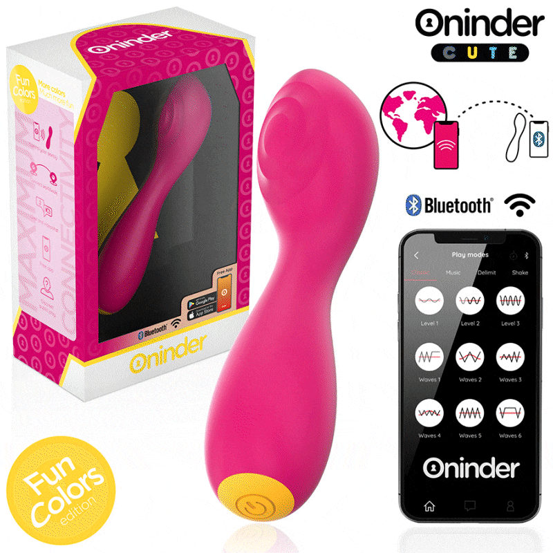 ONINDER CUTE - LOVE BUDDY VIBRATORE PUNTO G FUNZIONE TAPPING CON APP GRATUITA