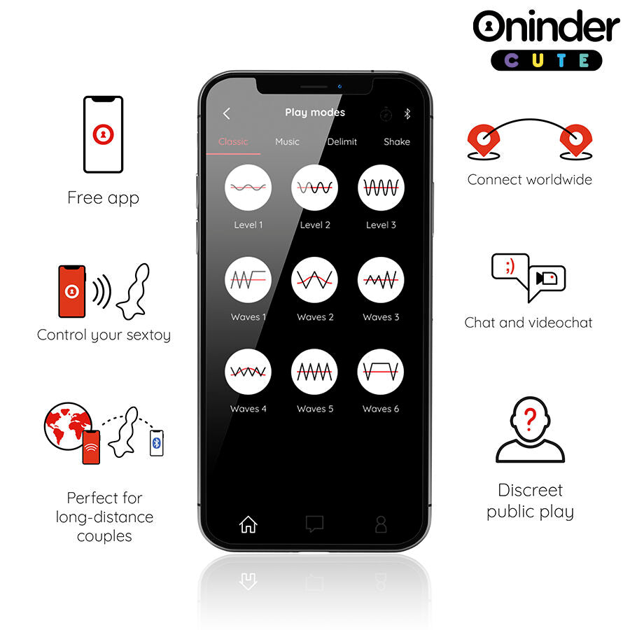 ONINDER CUTE - LOVE BUTT DILATATORE ANALE VIBRANTE  APP GRATUITA