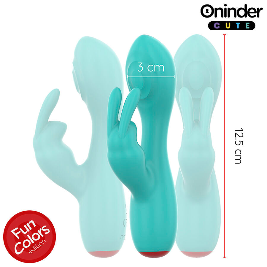 ONINDER CUTE - LOVE BUNNY VIBRATORE PUNTO G E CLITORIDE APP GRATUITA VERDE