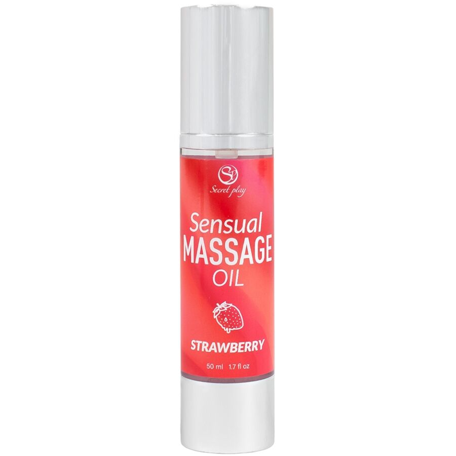 SECRETPLAY - OLIO DA MASSAGGIO ALLA FRAGOLA 50 ML