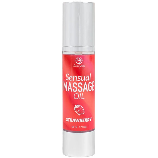 SECRETPLAY - OLIO DA MASSAGGIO ALLA FRAGOLA 50 ML