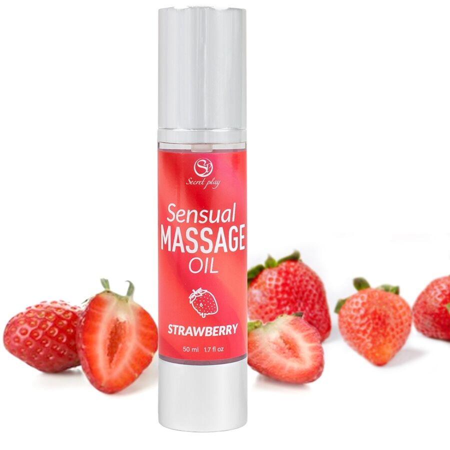 SECRETPLAY - OLIO DA MASSAGGIO ALLA FRAGOLA 50 ML