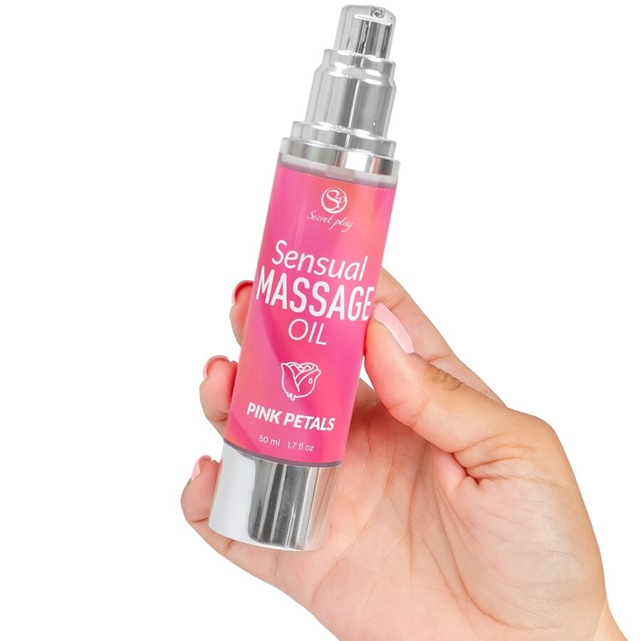 SECRETPLAY - OLIO DA MASSAGGIO AI PETALI ROSA 50 ML