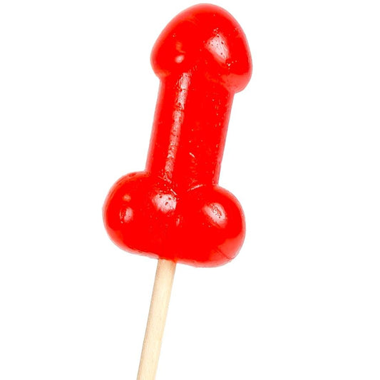SECRETPLAY - LECCA-LECCA A FORMA DI PENE DI CARAMELLA ALLA CILIEGIA RISCALDANTE PICCANTE