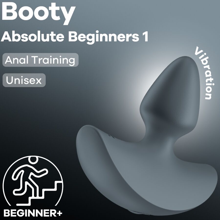 SATISFYER - BOOTY ABSOLUTE BEGINNERS PLUG ANALE VIBRANTE PER PRINCIPIANTI