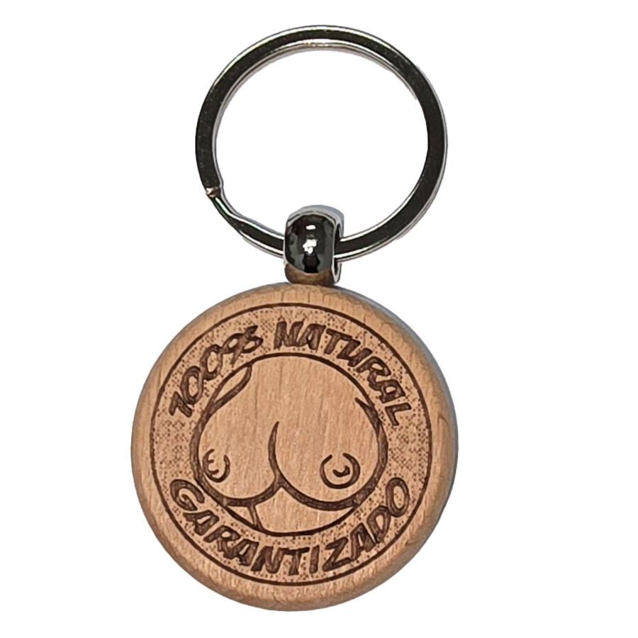 PORTACHIAVI SENO IN LEGNO, DESIGN AUDACE, REGALO ORIGINALE