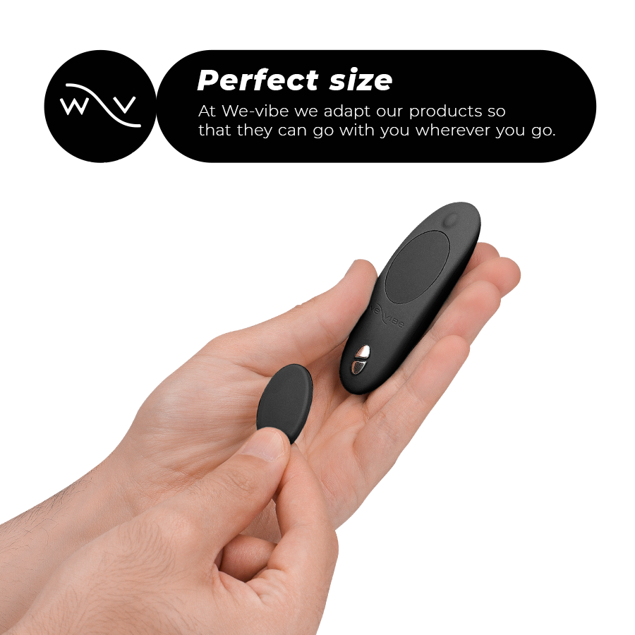 WE-VIBE - MOXIE  VIBRATORE CLITORIDEO INDOSSABILE NERO