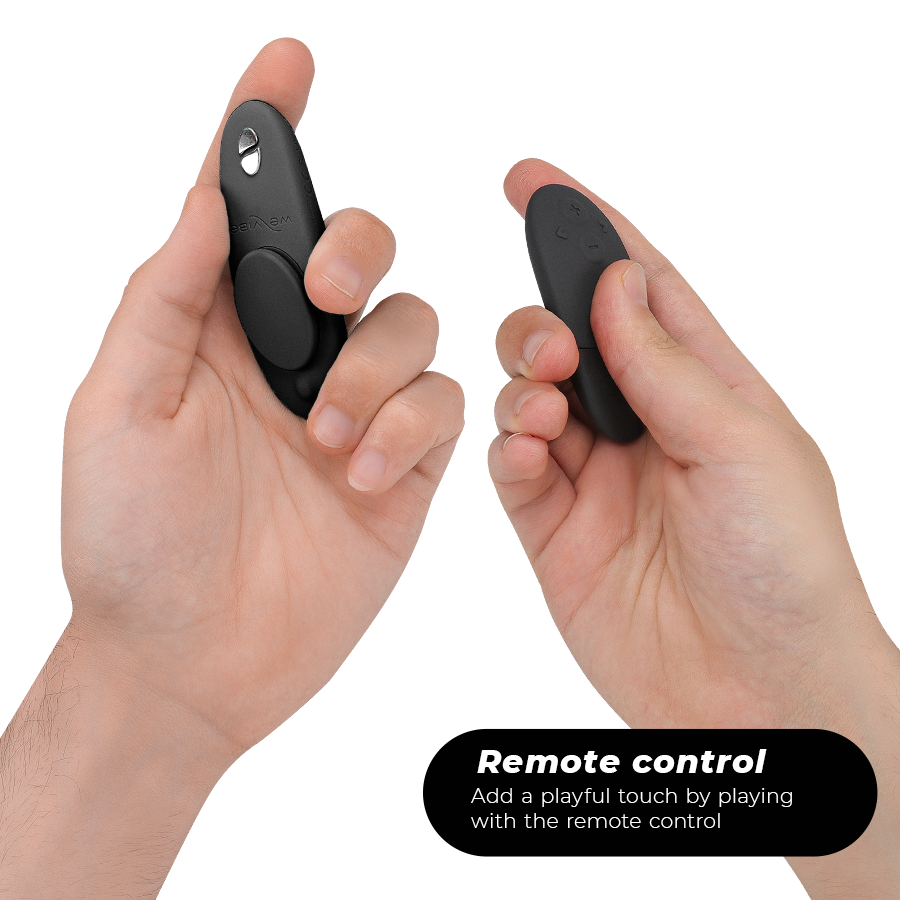 WE-VIBE - MOXIE  VIBRATORE CLITORIDEO INDOSSABILE NERO