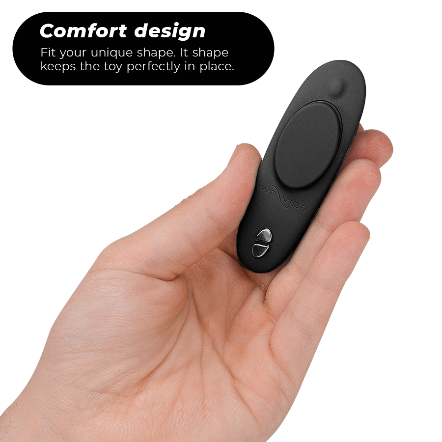WE-VIBE - MOXIE  VIBRATORE CLITORIDEO INDOSSABILE NERO