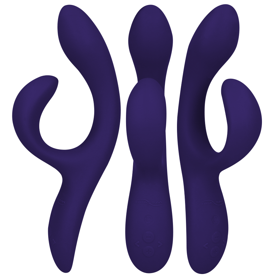 WE-VIBE -  NOVA 3 VIBRATORE RABBIT IN SILICONE CON APP BLU NOTTE