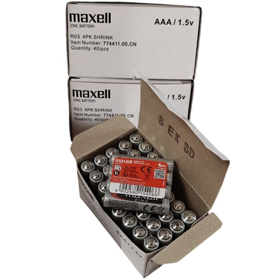 MAXELL - BATTERIA ALCALINA AAA R03 RETRATTILE*4