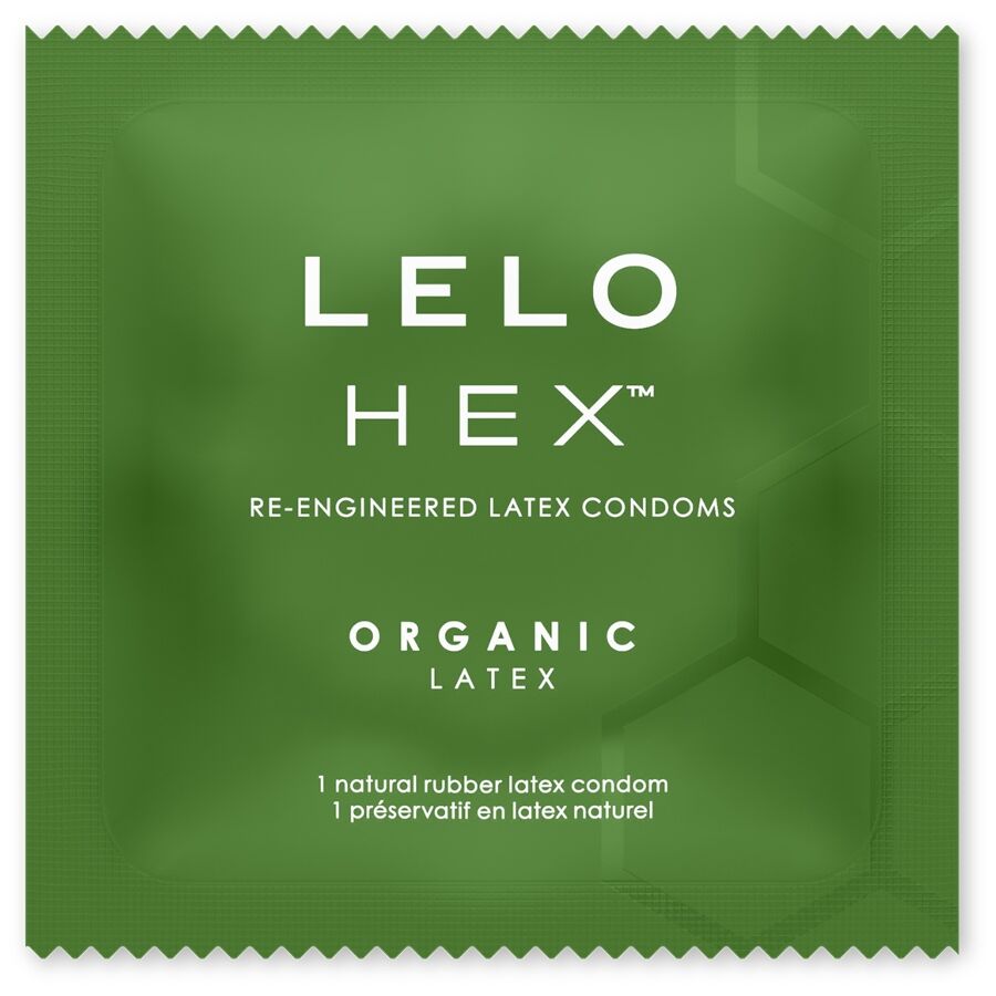 LELO - HEX ORGANIC PRESERVATIVO BIOLOGICO CONFEZIONE DA 3 PZ
