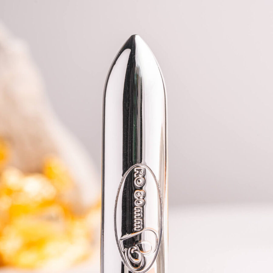 ROCKS-OFF - RO-80 CHROME BULLET VIBRANTE COLOR ARGENTO